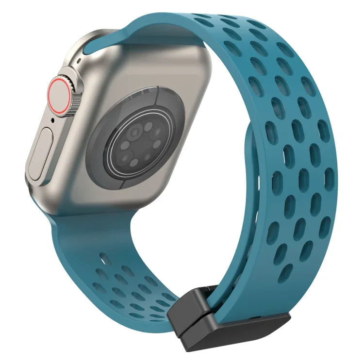 สายรัดนาฬิกาซิลิโคนหัวล็อกแม่เหล็ก สำหรับ Apple Watch Series 8&7 41mm, สำหรับ Apple Watch Series 8&7 45mm