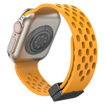 สายรัดนาฬิกาซิลิโคนหัวล็อกแม่เหล็ก สำหรับ Apple Watch Series 8&7 41mm, สำหรับ Apple Watch Series 8&7 45mm