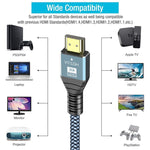 สาย HDMI 2.0 เวอร์ชัน 4K 60Hz HD ความยาว 1 ม., 2 ม., 3 ม., 5 ม.