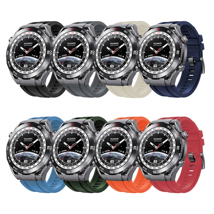 For Huawei Watch Ultimate Silicone Replacement Watch Band, 2pcs Regular Style, 3pcs Longer Style