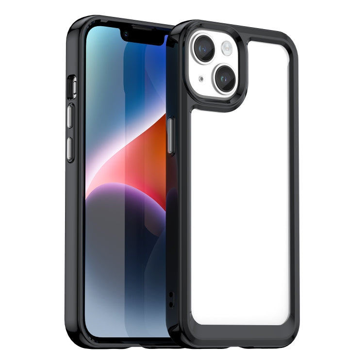 เคสโทรศัพท์อะคริลิก + TPU ซีรีส์สีสัน สำหรับ iPhone 15