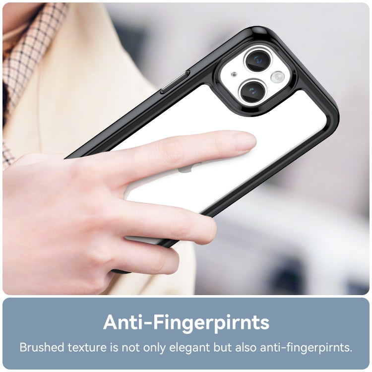 เคสโทรศัพท์อะคริลิก + TPU ซีรีส์สีสัน สำหรับ iPhone 15