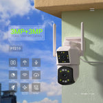 กล้อง ESCAM PT210 เลนส์คู่ 3MP พร้อมหน้าจอคู่ รองรับ WiFi, การสื่อสารสองทาง, ตรวจจับการเคลื่อนไหว และเก็บข้อมูลบนคลาวด์, PT210