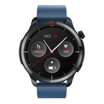 T52 1.39 inch IP67 Waterproof Silicone Band Smart Watch Supports Bluetooth Call / Blood Oxygen / Body Temperature Monitoring, Silicone Band (Blue), Silicone Band (Black), Leather Band (Red)