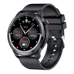 T52 1.39 inch IP67 Waterproof Silicone Band Smart Watch Supports Bluetooth Call / Blood Oxygen / Body Temperature Monitoring, Silicone Band (Blue), Silicone Band (Black), Leather Band (Red)