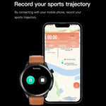 T52 1.39 inch IP67 Waterproof Silicone Band Smart Watch Supports Bluetooth Call / Blood Oxygen / Body Temperature Monitoring, Silicone Band (Blue), Silicone Band (Black), Leather Band (Red)