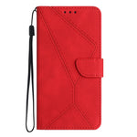 Stitching Embossed Leather Phone Case, For iPhone 11, For iPhone 11 Pro, For iPhone 11 Pro Max, For iPhone 14 Plus