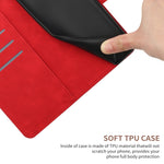 Stitching Embossed Leather Phone Case, For iPhone 11, For iPhone 11 Pro, For iPhone 11 Pro Max, For iPhone 14 Plus