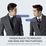 หูฟังบลูทูธไร้สายสเตอริโอ V5.0 แบบเกี่ยวหู น้ำหนักเบามาก YX08, สองข้าง, คู่