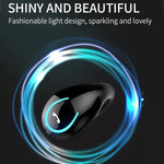 หูฟังบลูทูธไร้สายสเตอริโอ V5.0 แบบเกี่ยวหู น้ำหนักเบามาก YX08, สองข้าง, คู่