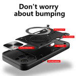 CD Texture Sliding Camshield Magnetic Holder Phone Case, For iPhone 14 Pro Max, For iPhone 13 Pro Max, For iPhone 13 Pro, For iPhone 13, For iPhone 12, For iPhone 12 Pro Max, For iPhone 12 Pro, For iPhone 11 Pro Max