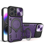CD Texture Sliding Camshield Magnetic Holder Phone Case, For iPhone 14 Pro Max, For iPhone 13 Pro Max, For iPhone 13 Pro, For iPhone 13, For iPhone 12, For iPhone 12 Pro Max, For iPhone 12 Pro, For iPhone 11 Pro Max