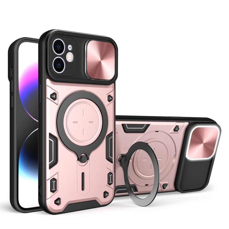 เคสโทรศัพท์ที่มีที่ยึดแม่เหล็กแบบเลื่อนลาย CD สำหรับ iPhone 11, สำหรับ iPhone 11 Pro