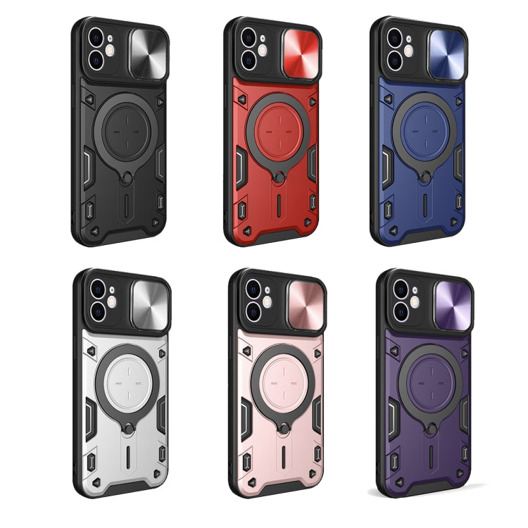 เคสโทรศัพท์ที่มีที่ยึดแม่เหล็กแบบเลื่อนลาย CD สำหรับ iPhone 11, สำหรับ iPhone 11 Pro