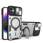 เคสโทรศัพท์ที่มีที่ยึดแม่เหล็กแบบเลื่อนลาย CD สำหรับ iPhone 11, สำหรับ iPhone 11 Pro