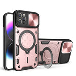 CD Texture Sliding Camshield Magnetic Holder Phone Case, For iPhone 14 Pro Max, For iPhone 13 Pro Max, For iPhone 13 Pro, For iPhone 13, For iPhone 12, For iPhone 12 Pro Max, For iPhone 12 Pro, For iPhone 11 Pro Max