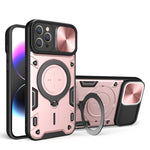 CD Texture Sliding Camshield Magnetic Holder Phone Case, For iPhone 14 Pro Max, For iPhone 13 Pro Max, For iPhone 13 Pro, For iPhone 13, For iPhone 12, For iPhone 12 Pro Max, For iPhone 12 Pro, For iPhone 11 Pro Max