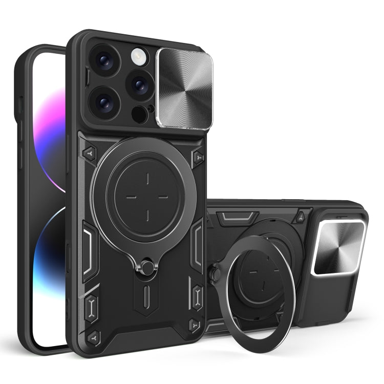 เคสโทรศัพท์ที่มีที่ยึดแม่เหล็กแบบเลื่อนลาย CD สำหรับ iPhone 17e / 16e, สำหรับ iPhone 17 Pro Max, สำหรับ iPhone 17 Pro, สำหรับ iPhone 17, สำหรับ iPhone Air, สำหรับ iPhone 16 Pro Max, สำหรับ iPhone 16 Pro, สำหรับ iPhone 16 Plus