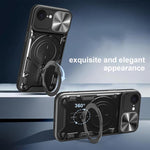 เคสโทรศัพท์ที่มีที่ยึดแม่เหล็กแบบเลื่อนลาย CD สำหรับ iPhone 17e / 16e, สำหรับ iPhone 17 Pro Max, สำหรับ iPhone 17 Pro, สำหรับ iPhone 17, สำหรับ iPhone Air, สำหรับ iPhone 16 Pro Max, สำหรับ iPhone 16 Pro, สำหรับ iPhone 16 Plus