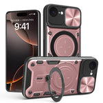 เคสโทรศัพท์ที่มีที่ยึดแม่เหล็กแบบเลื่อนลาย CD สำหรับ iPhone 17e / 16e, สำหรับ iPhone 17 Pro Max, สำหรับ iPhone 17 Pro, สำหรับ iPhone 17, สำหรับ iPhone Air, สำหรับ iPhone 16 Pro Max, สำหรับ iPhone 16 Pro, สำหรับ iPhone 16 Plus