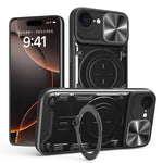 เคสโทรศัพท์ที่มีที่ยึดแม่เหล็กแบบเลื่อนลาย CD สำหรับ iPhone 17e / 16e, สำหรับ iPhone 17 Pro Max, สำหรับ iPhone 17 Pro, สำหรับ iPhone 17, สำหรับ iPhone Air, สำหรับ iPhone 16 Pro Max, สำหรับ iPhone 16 Pro, สำหรับ iPhone 16 Plus