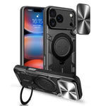 เคสโทรศัพท์ที่มีที่ยึดแม่เหล็กแบบเลื่อนลาย CD สำหรับ iPhone 17e / 16e, สำหรับ iPhone 17 Pro Max, สำหรับ iPhone 17 Pro, สำหรับ iPhone 17, สำหรับ iPhone Air, สำหรับ iPhone 16 Pro Max, สำหรับ iPhone 16 Pro, สำหรับ iPhone 16 Plus