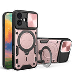 เคสโทรศัพท์ที่มีที่ยึดแม่เหล็กแบบเลื่อนลาย CD สำหรับ iPhone 17e / 16e, สำหรับ iPhone 17 Pro Max, สำหรับ iPhone 17 Pro, สำหรับ iPhone 17, สำหรับ iPhone Air, สำหรับ iPhone 16 Pro Max, สำหรับ iPhone 16 Pro, สำหรับ iPhone 16 Plus