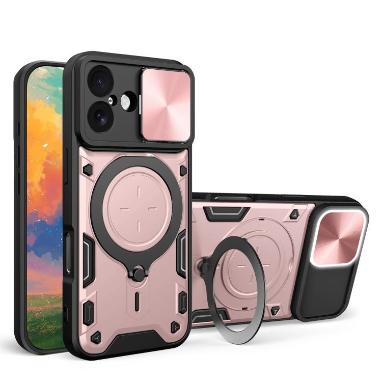เคสโทรศัพท์ที่มีที่ยึดแม่เหล็กแบบเลื่อนลาย CD สำหรับ iPhone 17e / 16e, สำหรับ iPhone 17 Pro Max, สำหรับ iPhone 17 Pro, สำหรับ iPhone 17, สำหรับ iPhone Air, สำหรับ iPhone 16 Pro Max, สำหรับ iPhone 16 Pro, สำหรับ iPhone 16 Plus