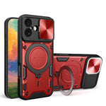 เคสโทรศัพท์ที่มีที่ยึดแม่เหล็กแบบเลื่อนลาย CD สำหรับ iPhone 17e / 16e, สำหรับ iPhone 17 Pro Max, สำหรับ iPhone 17 Pro, สำหรับ iPhone 17, สำหรับ iPhone Air, สำหรับ iPhone 16 Pro Max, สำหรับ iPhone 16 Pro, สำหรับ iPhone 16 Plus