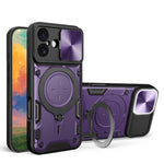 เคสโทรศัพท์ที่มีที่ยึดแม่เหล็กแบบเลื่อนลาย CD สำหรับ iPhone 17e / 16e, สำหรับ iPhone 17 Pro Max, สำหรับ iPhone 17 Pro, สำหรับ iPhone 17, สำหรับ iPhone Air, สำหรับ iPhone 16 Pro Max, สำหรับ iPhone 16 Pro, สำหรับ iPhone 16 Plus