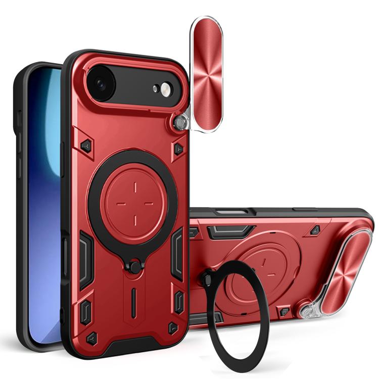 เคสโทรศัพท์ที่มีที่ยึดแม่เหล็กแบบเลื่อนลาย CD สำหรับ iPhone 17e / 16e, สำหรับ iPhone 17 Pro Max, สำหรับ iPhone 17 Pro, สำหรับ iPhone 17, สำหรับ iPhone Air, สำหรับ iPhone 16 Pro Max, สำหรับ iPhone 16 Pro, สำหรับ iPhone 16 Plus