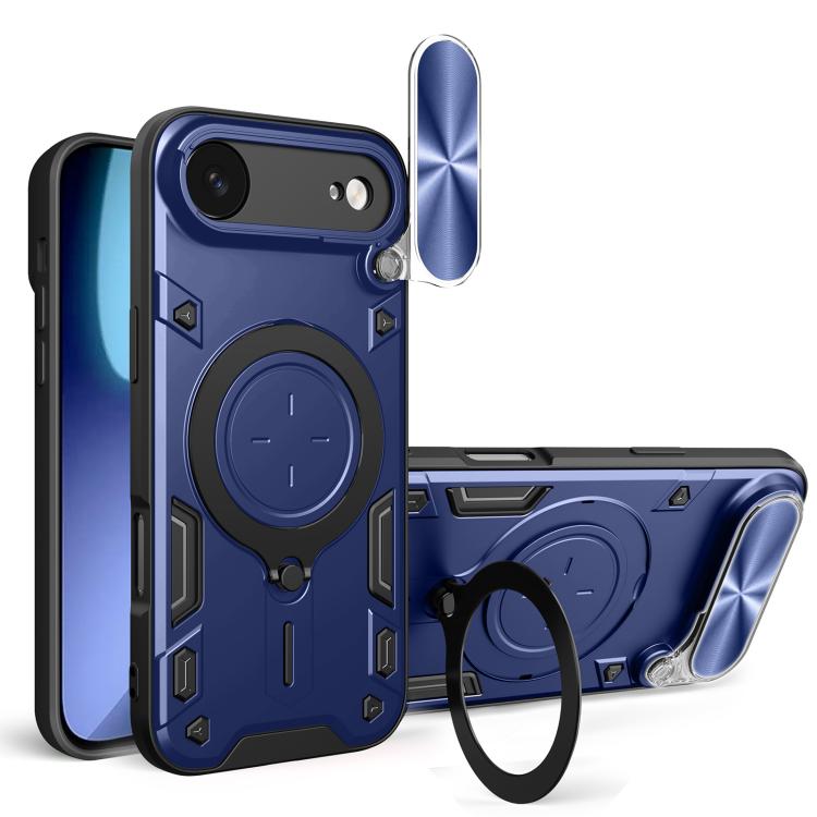 เคสโทรศัพท์ที่มีที่ยึดแม่เหล็กแบบเลื่อนลาย CD สำหรับ iPhone 17e / 16e, สำหรับ iPhone 17 Pro Max, สำหรับ iPhone 17 Pro, สำหรับ iPhone 17, สำหรับ iPhone Air, สำหรับ iPhone 16 Pro Max, สำหรับ iPhone 16 Pro, สำหรับ iPhone 16 Plus