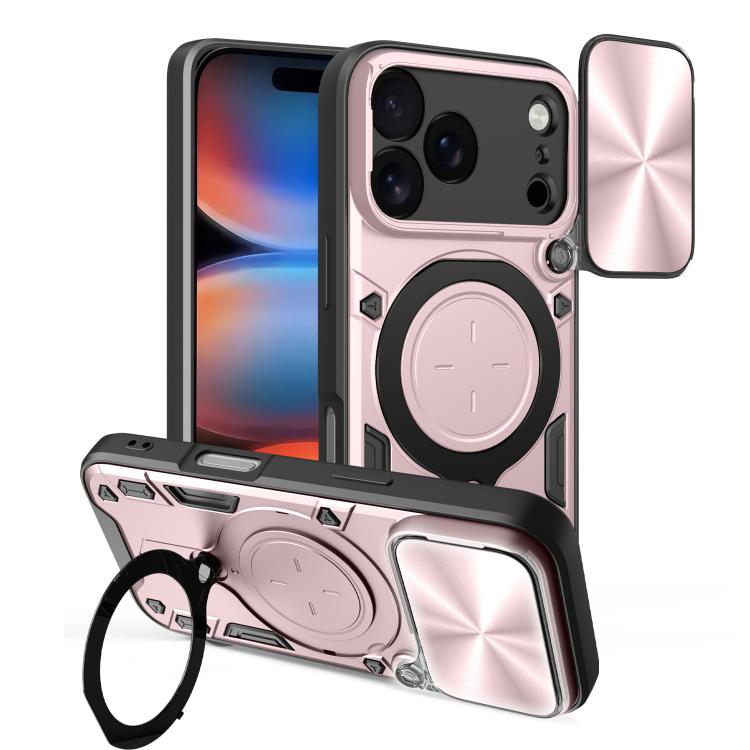 เคสโทรศัพท์ที่มีที่ยึดแม่เหล็กแบบเลื่อนลาย CD สำหรับ iPhone 17e / 16e, สำหรับ iPhone 17 Pro Max, สำหรับ iPhone 17 Pro, สำหรับ iPhone 17, สำหรับ iPhone Air, สำหรับ iPhone 16 Pro Max, สำหรับ iPhone 16 Pro, สำหรับ iPhone 16 Plus