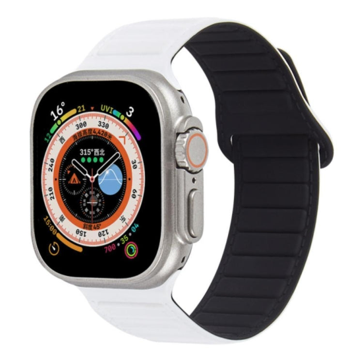 สายรัดนาฬิกาซิลิโคนแม่เหล็กแบบวง สำหรับ Apple Watch SE 2023 40mm, สำหรับ Apple Watch Ultra 2 49mm, สำหรับ Apple Watch 9 45mm