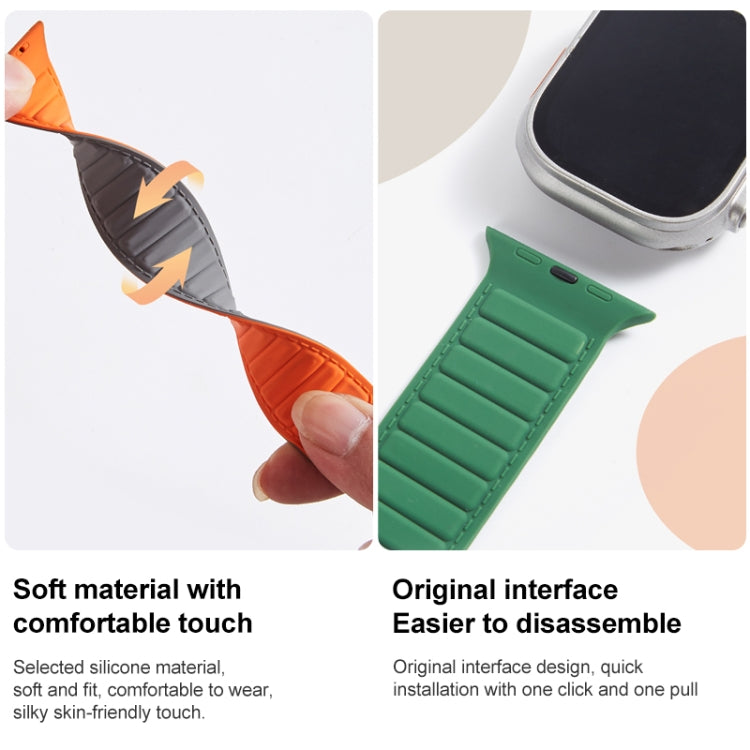 Loop Magnetic Silicone Watch Band, For Apple Watch 5 44mm, For Apple Watch 5 40mm, For Apple Watch 4 44mm