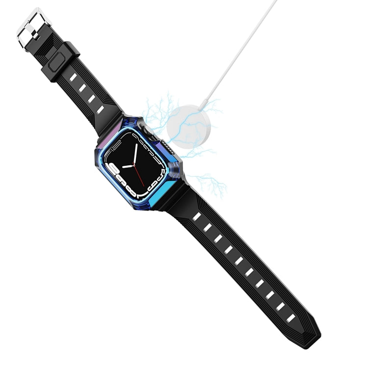 Armor Case Integrated TPU Watch Band, For Apple Watch SE 2025 / 2023 44mm, For Apple Watch SE 2025 / 2023 40mm, For Apple Watch Series 11 / 10 42mm, For Apple Watch Ultra 3 / 2 49mm, For Apple Watch 9 45mm, For Apple Watch 9 41mm                       ...