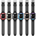 สายรัดนาฬิกา TPU แบบบูรณาการ Armor Case สำหรับ Apple Watch 2 38 มม. สำหรับ Apple Watch 42 มม. สำหรับ Apple Watch 38 มม.
