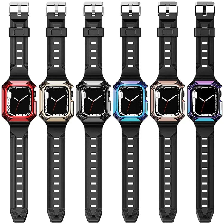 สายรัดนาฬิกา TPU แบบบูรณาการ Armor Case สำหรับ Apple Watch 2 38 มม. สำหรับ Apple Watch 42 มม. สำหรับ Apple Watch 38 มม.