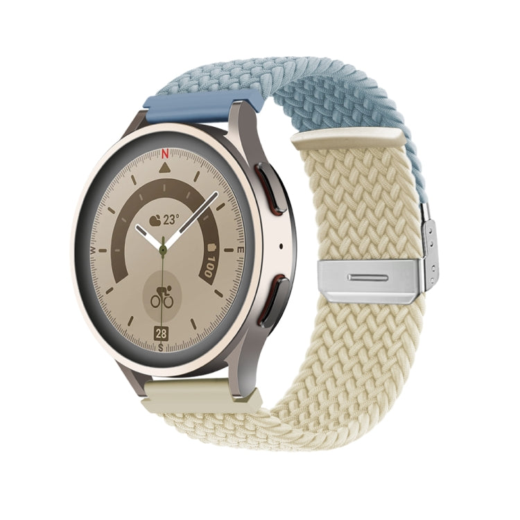 Buckle Braided Nylon Watch Band, 20mm, 22mm