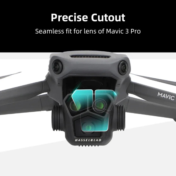 Sunnylife M3P-BHM578 ชุดฟิล์มกระจกนิรภัยกันระเบิด HD 2 ชุด, Sunnylife สำหรับ DJI Mavic 3 Pro