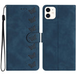 เคสโทรศัพท์หนังนูนลายผีเสื้อเจ็ดตัว สำหรับ iPhone 14 Pro Max, สำหรับ iPhone 13 Pro Max, สำหรับ iPhone 13 Pro, สำหรับ iPhone 13, สำหรับ iPhone 13 mini, สำหรับ iPhone 12, สำหรับ iPhone 12 Pro Max, สำหรับ iPhone 12 Pro