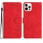 เคสโทรศัพท์หนังปั๊มลายผีเสื้อเจ็ดตัว สำหรับ iPhone 16e / 17e, สำหรับ iPhone 17 Pro Max, สำหรับ iPhone 17 Pro, สำหรับ iPhone 17, สำหรับ iPhone Air, สำหรับ iPhone 16 Pro Max, สำหรับ iPhone 16 Pro, สำหรับ iPhone 16 Plus