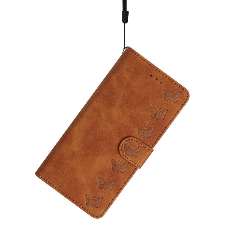 เคสโทรศัพท์หนังปั๊มลายผีเสื้อเจ็ดตัว สำหรับ iPhone 16e / 17e, สำหรับ iPhone 17 Pro Max, สำหรับ iPhone 17 Pro, สำหรับ iPhone 17, สำหรับ iPhone Air, สำหรับ iPhone 16 Pro Max, สำหรับ iPhone 16 Pro, สำหรับ iPhone 16 Plus