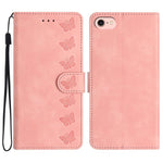 เคสโทรศัพท์หนังปั๊มลายผีเสื้อเจ็ดตัว สำหรับ iPhone 16e / 17e, สำหรับ iPhone 17 Pro Max, สำหรับ iPhone 17 Pro, สำหรับ iPhone 17, สำหรับ iPhone Air, สำหรับ iPhone 16 Pro Max, สำหรับ iPhone 16 Pro, สำหรับ iPhone 16 Plus