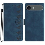 เคสโทรศัพท์หนังปั๊มลายผีเสื้อเจ็ดตัว สำหรับ iPhone 16e / 17e, สำหรับ iPhone 17 Pro Max, สำหรับ iPhone 17 Pro, สำหรับ iPhone 17, สำหรับ iPhone Air, สำหรับ iPhone 16 Pro Max, สำหรับ iPhone 16 Pro, สำหรับ iPhone 16 Plus