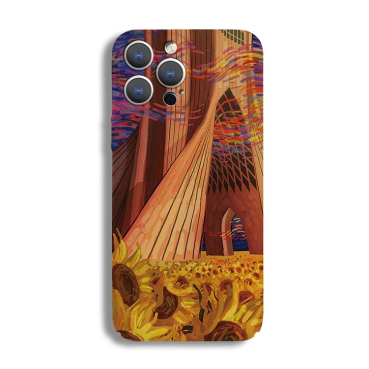 Precise Hole Oil Painting Pattern PC Phone Case, For iPhone 15 Pro Max, For iPhone 15 Pro, For iPhone 15 Plus, For iPhone 15, For iPhone 14 Plus