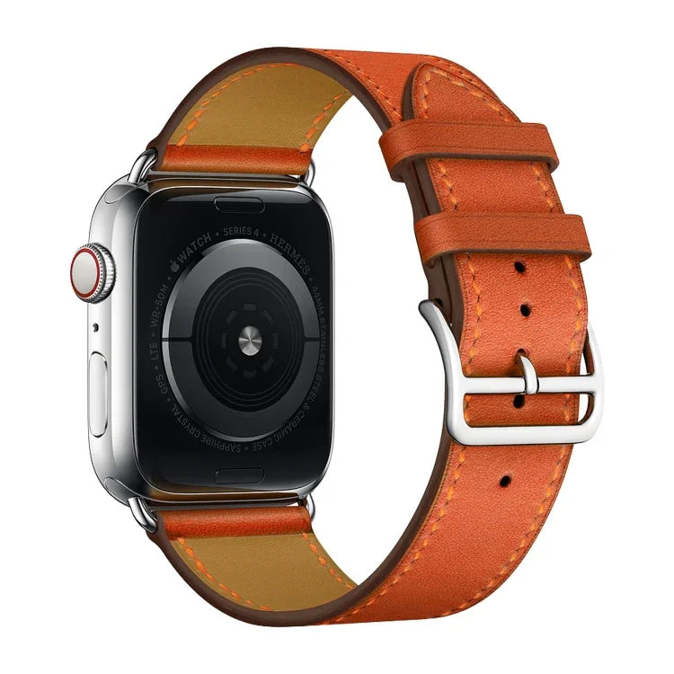 สายหนังแท้สำหรับเปลี่ยนใหม่ สำหรับ Apple Watch Series 7 ขนาด 41 มม. / 6 & SE & 5 & 4 ขนาด 40 มม. / 3 & 2 & 1 ขนาด 38 มม., สำหรับ Apple Watch Series 7 ขนาด 45 มม. / 6 & SE & 5 & 4 ขนาด 44 มม. / 3 & 2 & 1 ขนาด 42 มม.