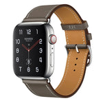 สายหนังแท้สำหรับเปลี่ยนใหม่ สำหรับ Apple Watch Series 7 ขนาด 41 มม. / 6 & SE & 5 & 4 ขนาด 40 มม. / 3 & 2 & 1 ขนาด 38 มม., สำหรับ Apple Watch Series 7 ขนาด 45 มม. / 6 & SE & 5 & 4 ขนาด 44 มม. / 3 & 2 & 1 ขนาด 42 มม.