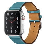 สายหนังแท้สำหรับเปลี่ยนใหม่ สำหรับ Apple Watch Series 7 ขนาด 41 มม. / 6 & SE & 5 & 4 ขนาด 40 มม. / 3 & 2 & 1 ขนาด 38 มม., สำหรับ Apple Watch Series 7 ขนาด 45 มม. / 6 & SE & 5 & 4 ขนาด 44 มม. / 3 & 2 & 1 ขนาด 42 มม.
