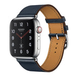 สายหนังแท้สำหรับเปลี่ยนใหม่ สำหรับ Apple Watch Series 7 ขนาด 41 มม. / 6 & SE & 5 & 4 ขนาด 40 มม. / 3 & 2 & 1 ขนาด 38 มม., สำหรับ Apple Watch Series 7 ขนาด 45 มม. / 6 & SE & 5 & 4 ขนาด 44 มม. / 3 & 2 & 1 ขนาด 42 มม.